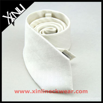 Custom Sublimation White Silk Tie